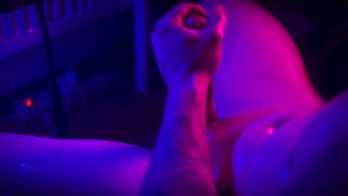Dirty Hot Oiled Guy Jerking Off His Hard Cock in This Night | Male moans| Cumshot Close Up