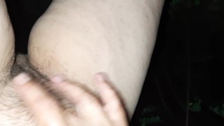 Three girlfriends in a dark forest masturbate loudly and cum - Lesbian_illusion