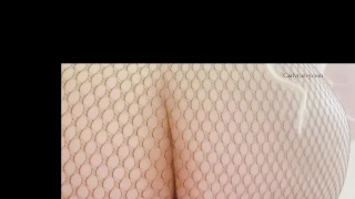 Play with my butt dirty talk and fishnets!
