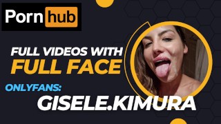 Latina Hotwife giving the best amateur Blowjob on massive cock - MILF