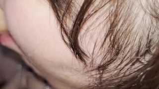 Lesbian Blowjob on Strap-on