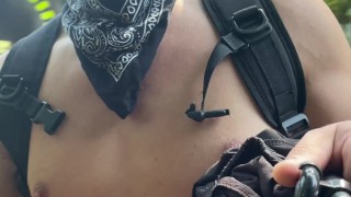 Nice meeting during naked walk