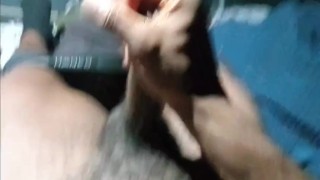 After it rains, busting huge nut in my tent