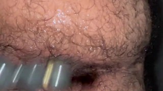 Anal play using toy take 2