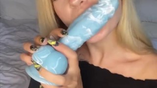 Sloppy Blowjob from Cute Kitty