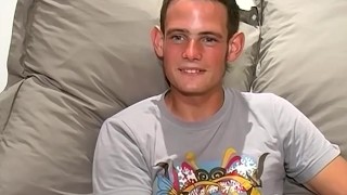 Adorable UK amateur Jasone masturbating solo his huge dick