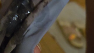 dirty talk cheating wife comes home with creampie