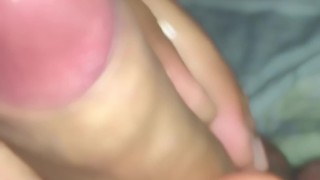 I filmed my friend with his hard dick