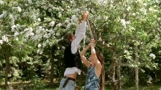 Tied up in a blooming apple tree - RosenlundX - Vertical HD