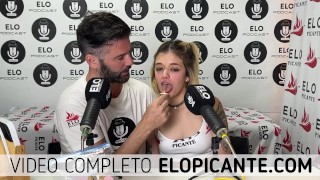 MILE GOMEZ MUESTRA LOS PEZONES EN EL CUARTO PICANTE