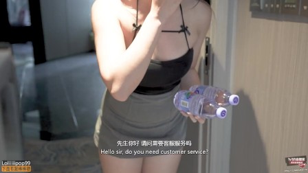 College Girl Part-Time Job at Room Service 大学生兼职客房服务