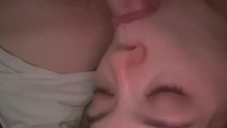 She sucks my cock for her own enjoyment, who else would want to suck it too?