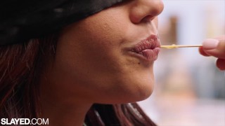 SLAYED Talia teaches delicious Apolonia the art of taste