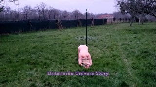 VOST engl - Collier d' appartenance pour cet inférieur nu et chaste.