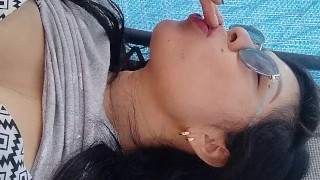 Touching myself in the hammcok of the farm