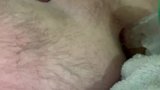 Masturbating while caged