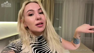 ASK A PORNSTAR - I barely handle his MONSTER cock in my mouth! - by Bella Mur
