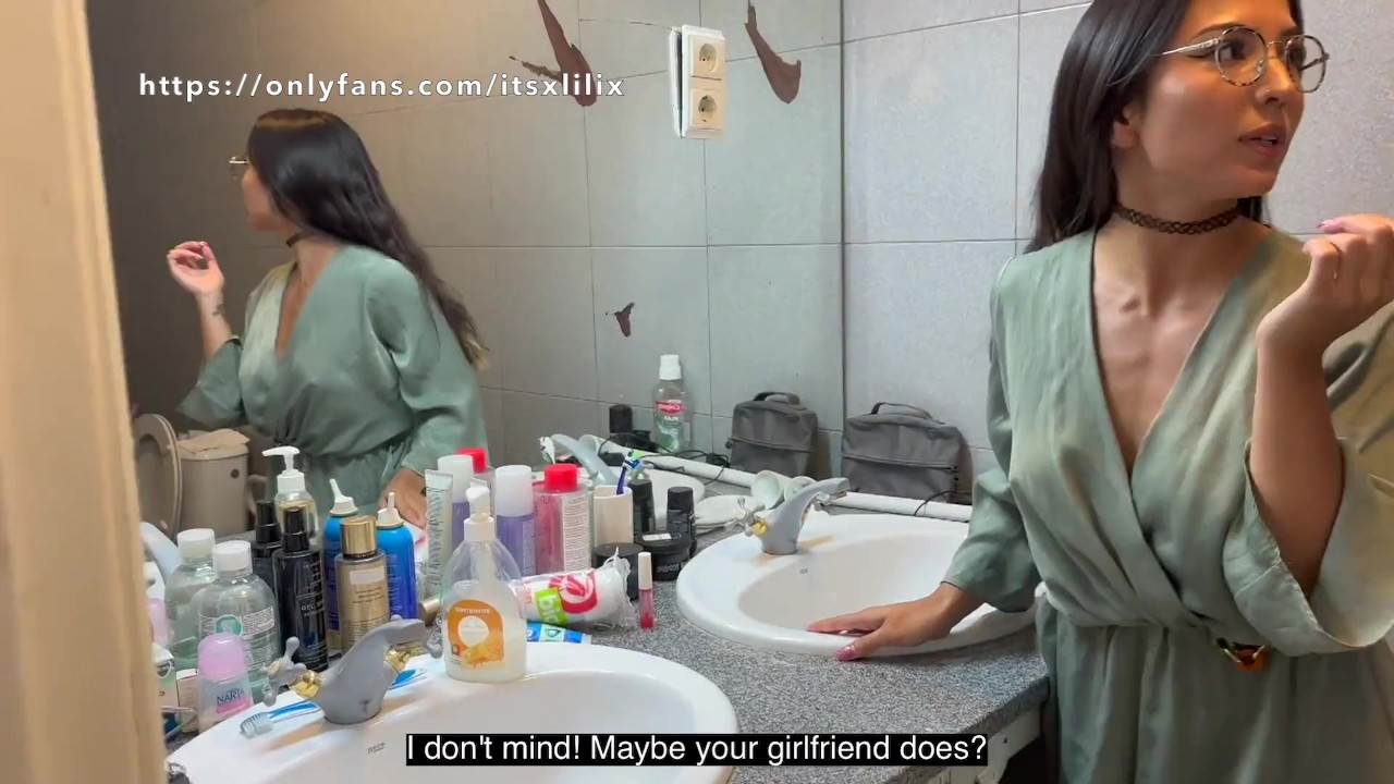 MY BEST FRIEND'S BOYFRIEND CUMMED ON MY BUTT AND IT MADE HER HORNY (ENGLISH SUBTITLES)