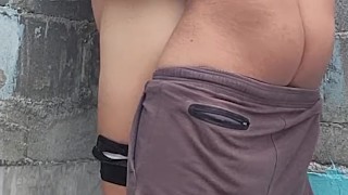 Against The Wall To My Brunette Neighbor