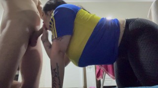 Argentina BOSTERA pierde apuesta y paga con sus enormes TETAS Y CULO