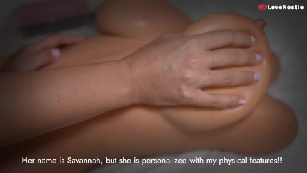 My new busty sex doll Savannah is too real! - LoveNestle makes a copy of me (Aria-Savannah)