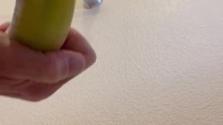 boy fucks banana