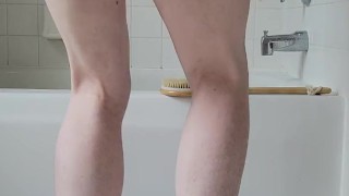 spanking my ass with brush