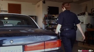 The Lesbian Officer Lily Cade Finger Fucks Jenna Sativa!