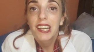 COLEGIALAS XXX. ESTUDIANTE TETONA SEDUCE A SU PROFESOR MATIAS PARA APROBAR EL AÑO