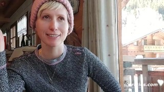 Ersties - Veronica B. squirtet im Schnee