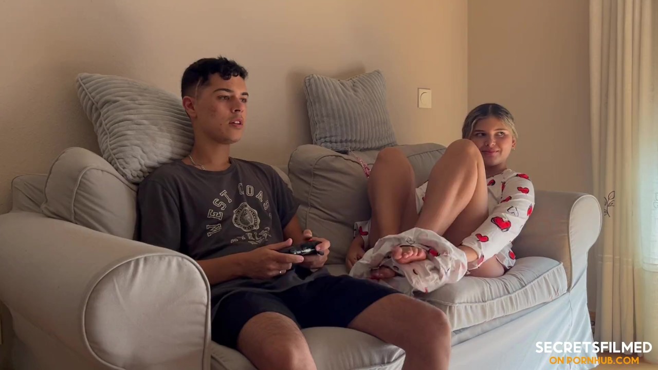 Preview 1 of My Stepsister Won't Let Me Finish A Video Game Until I Fuck Her First
