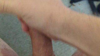 Huge cumshot from edging