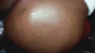 LITERALLY STANDING OUTSIDE MY MUSTANG HITTING CHOCOLATE LIL ASS FROM THE BACK TRYING TO GET CAUGHT!!