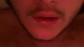 moaning and breathing heavy for you while I’m cumming