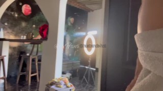 Expiating to my stepmother in video sexual call with my father