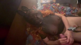 ME HACEN ACABAR CON UN VIBRADOR HITACHI TERMINO EN EL CIELO DE PLACER