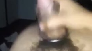 Stroking big dick