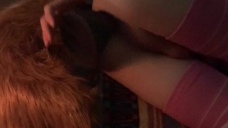 Cute juicy femboy fox gets destroyed by XL rex