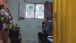 COGIENDO CON MI VECINO MIENTRAS MI MARIDO TRABAJA