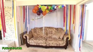 FUCK A FAN 4K –Holly Wellin Gets Double Penetrated (DP) & Fucks Four Fans!