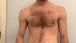 HUNG SCRUFFY BOY BLOWS BIG LOAD