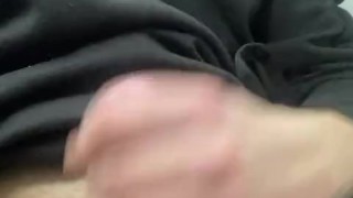 caught by crew wanking on airplane toilet
