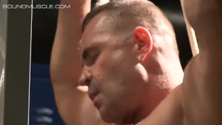 Adam Rogue slides muscle cock in and out of Trace Michaels