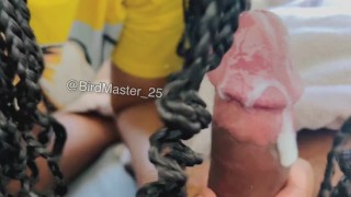 Woke him up with Blow Job.