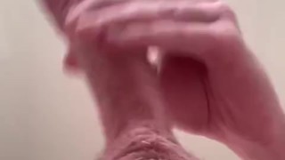 virgin boy decided to jerk off with a big dick