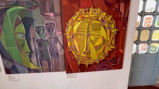 Oh si, qué rico!! Anatomía lesbica en un museo