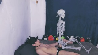 Anal a Esqueleto de Halloween (saludos a Calacas Chidas)