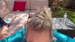 I sucked his dick outside (ONLYFANS @blondie_dread)