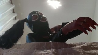 I fucked my wife mouth for 10 minutes with no mercy with huge facial cumshot