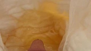 flooding an open diaper